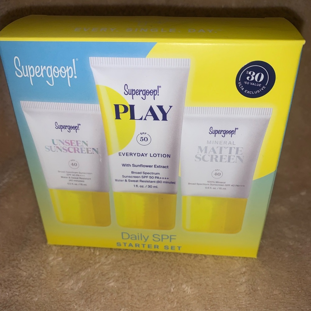 Supergoop! SPF Kits x3